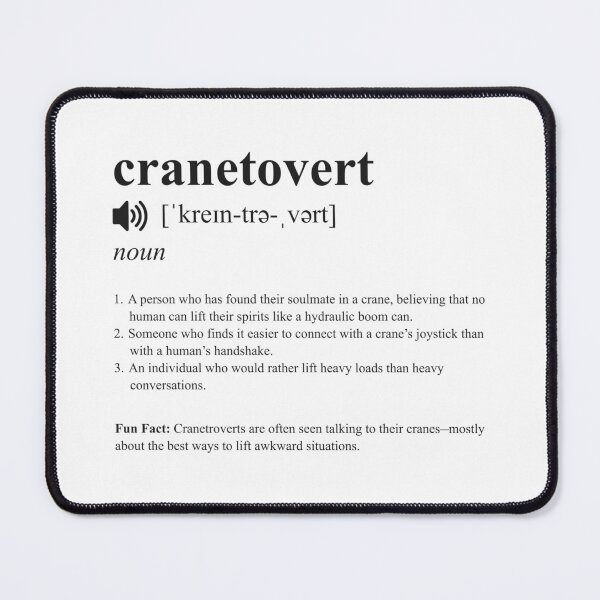 Item preview, Cranetovert (Black) designed and sold by Heavy Machinery.