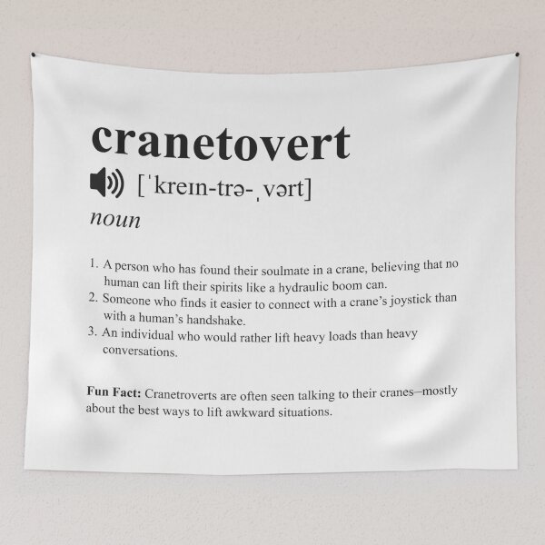 Item preview, Cranetovert (Black) designed and sold by Heavy Machinery.