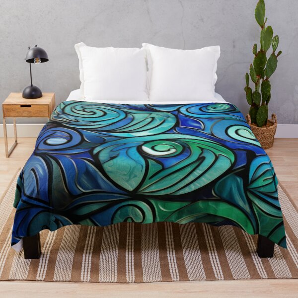Artikelvorschau, Neuseeland Māori Paua Muster Koru Design 104 entworfen und verkauft von GrinGalore.