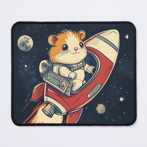 Item preview, Space Rocket Hamster designed and sold by Alx-Design.