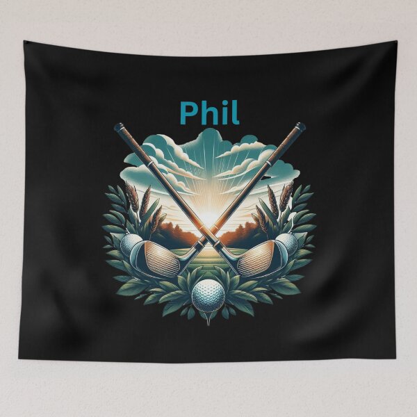 Item preview, Phil with Golf Clubs designed and sold by bonnieleigh6902.