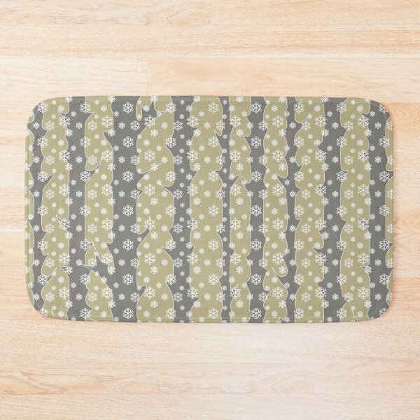 Item preview, Winter, snowy forest in Scandinavian style/pastel brown background and gray trees designed and sold by My-fake-places.