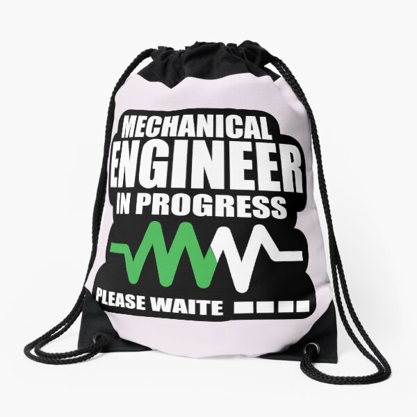 Item preview, Mechanical engineer in progress quote printed Gifts for Engineering Students designed and sold by Science Engineering Gifts.