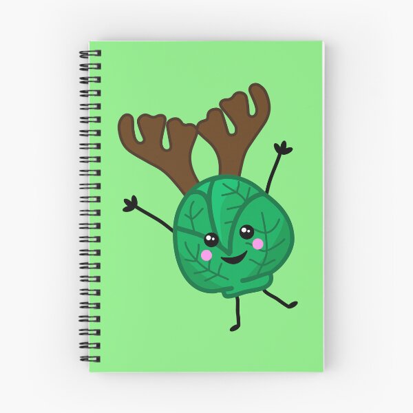 Item preview, Funny Christmas Brussel Sprout Wearing Antlers designed and sold by HotHibiscus.