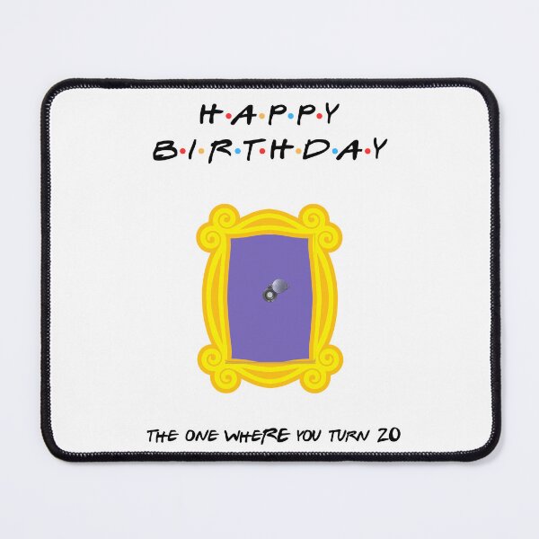 Item preview, The One Where You Turn 20 | 20th Birthday Card | 20th Birthday Gifts | designed and sold by CatCreatesDIY.