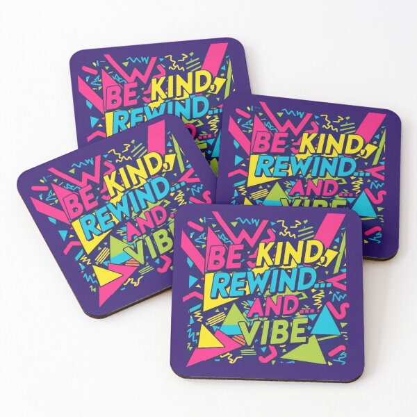Item preview, Back to the 90's, be kind , rewind and vibe designed and sold by MiowandMolly.