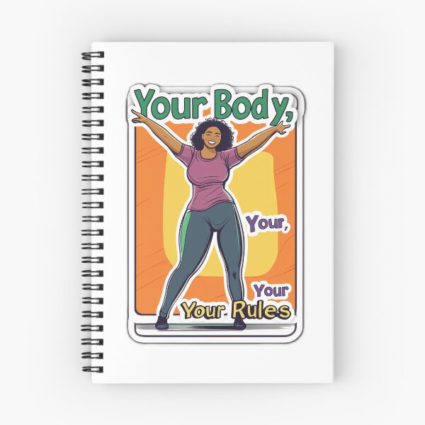 Item preview, Your Body, Your Rules! Sticker designed and sold by Fox1997.