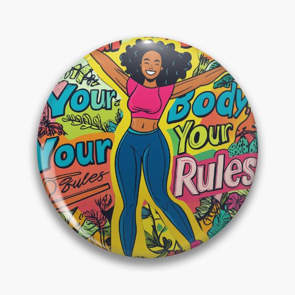 Item preview, Your Body, Your Rules! Sticker designed and sold by Fox1997.