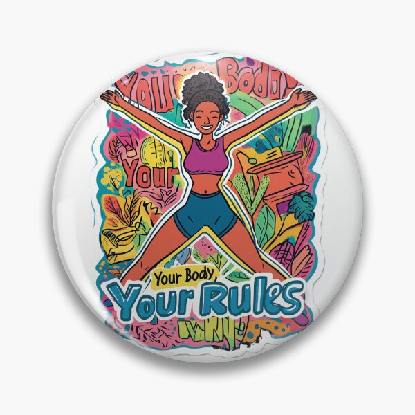 Item preview, Your Body, Your Rules! Sticker designed and sold by Fox1997.