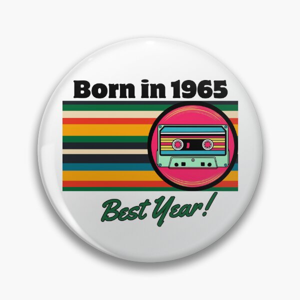 Item preview, Born in 1965 in black designed and sold by ColorfulVertigo.