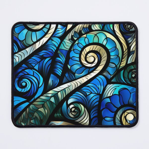 Artikelvorschau, Neuseeland Māori Paua Muster Koru Design 105 entworfen und verkauft von GrinGalore.