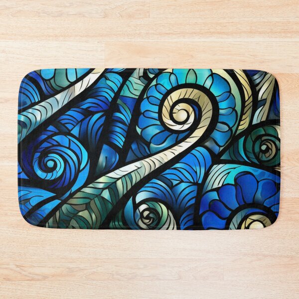 Item preview, New Zealand Māori Paua Pattern Koru Design 105 designed and sold by GrinGalore.