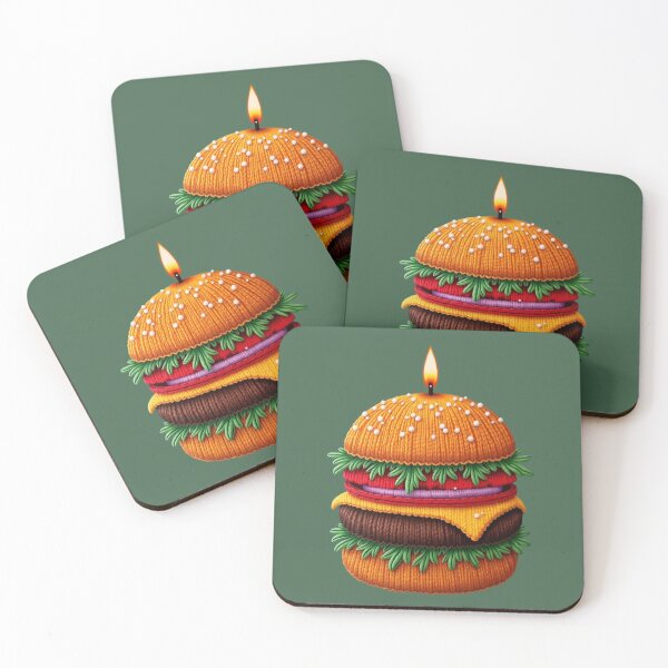 Item preview, Christmas knitted candle burger designed and sold by Kamoufleur.