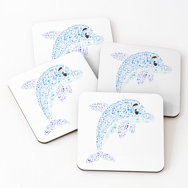 Item preview, Colorful Dolphin Made Of Soap Bubbles designed and sold by Svenniibee.