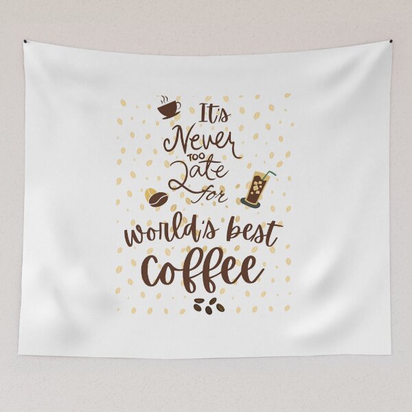 Item preview, Never too late for coffee designed and sold by violethue.