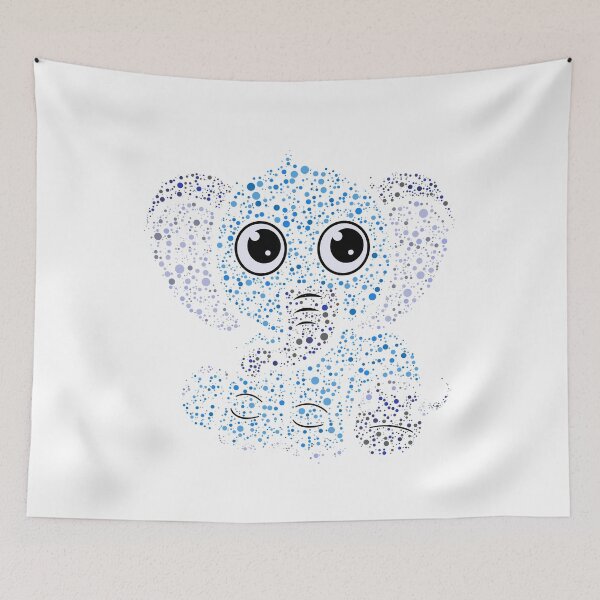 Item preview, Elephant Made Of Dazzling Soap Bubbles designed and sold by Svenniibee.