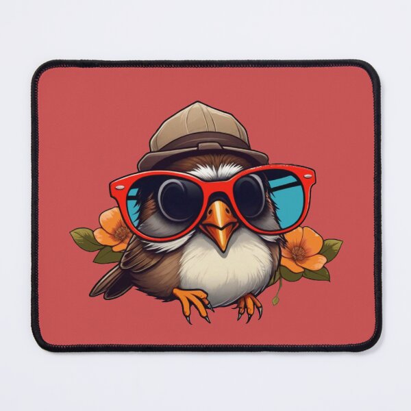 Item preview, Trendy sparrow with Cool Vibes designed and sold by NiRia Spot.