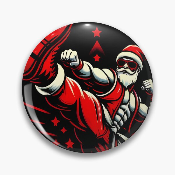Item preview, Merry Kickmas: Funny Karate Christmas Design for Christmas Lovers designed and sold by TheInkyOwl-TIO.