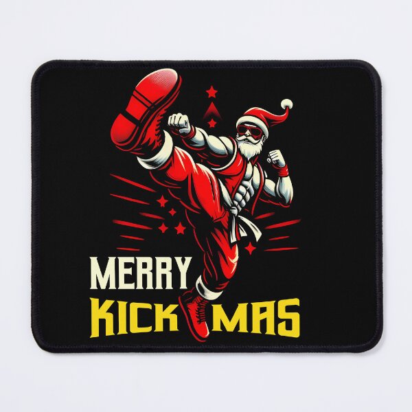 Item preview, Merry Kickmas: Funny Karate Christmas Design for Christmas Lovers designed and sold by TheInkyOwl-TIO.