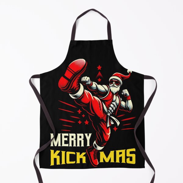 Item preview, Merry Kickmas: Funny Karate Christmas Design for Christmas Lovers designed and sold by TheInkyOwl-TIO.