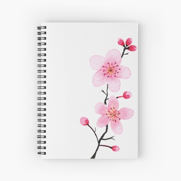 Cherry Blossom Spiral Notebook