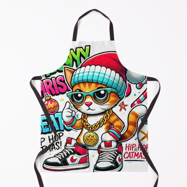Item preview, Meowy Christmas- Hip Hop - Cat Art-T-Shirt Cat Art designed and sold by PixelMuse2024.