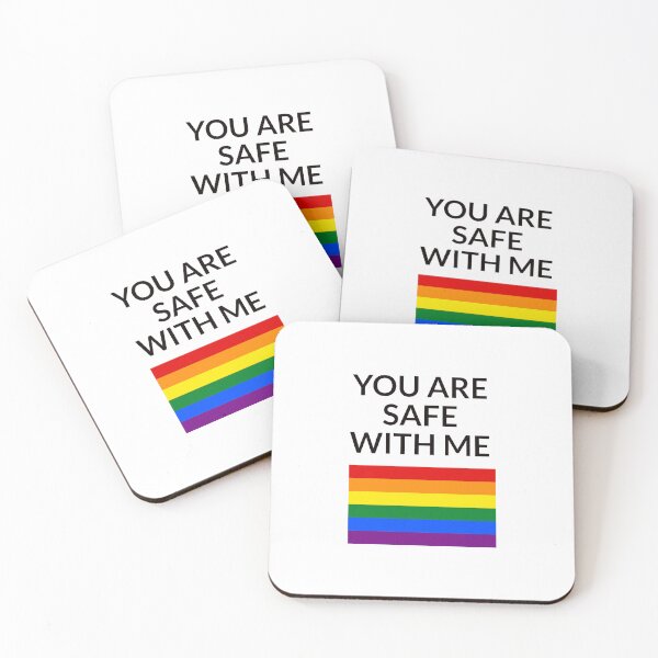 Item preview, LGBT safe space - You Are Safe With Me   designed and sold by Inspirationmotivation.