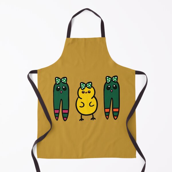 Item preview, Space chick with green ribbon standing with alien designed and sold by Demeka-chan.