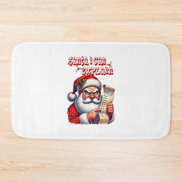 Item preview, Angry santa with his naughty list designed and sold by LoneAngel.