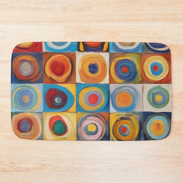 Item preview, Wassily Kandinsky Color Study Squares with Concentric Circles 1913 designed and sold by maniacfitness.