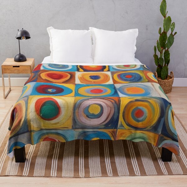 Item preview, Wassily Kandinsky Color Study Squares with Concentric Circles 1913 designed and sold by maniacfitness.