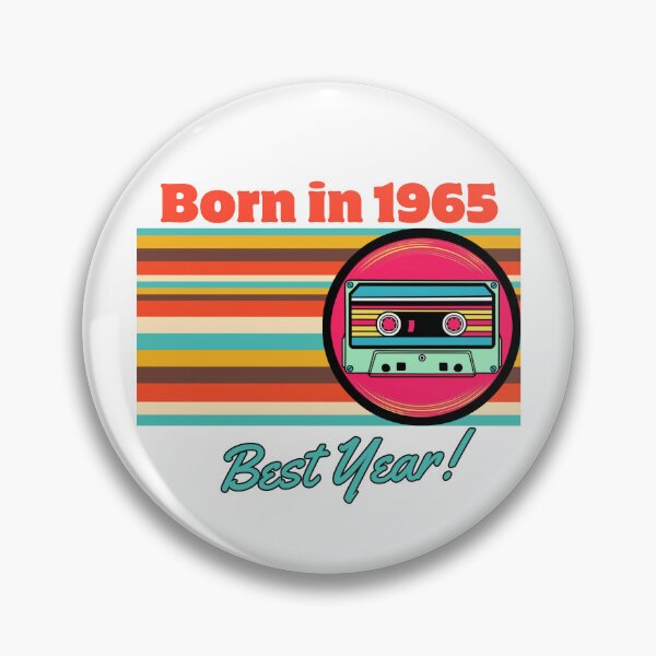 Item preview, Born in 1965 in red designed and sold by ColorfulVertigo.