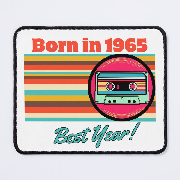 Item preview, Born in 1965 in red designed and sold by ColorfulVertigo.