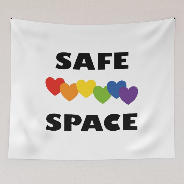 Item preview, LGBTQ safe space   designed and sold by Inspirationmotivation.