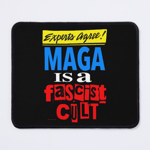 Item preview, Experts Agree: Maga is a Fascist Cult (on black) designed and sold by Thelittlelord.
