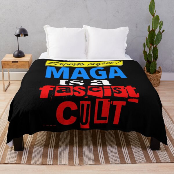 Artikelvorschau, Experts Agree: Maga is a Fascist Cult (on black) entworfen und verkauft von Thelittlelord.