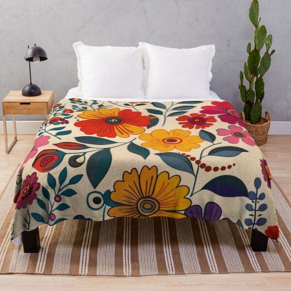 Item preview, Bright flowers designed and sold by patternshoprad.