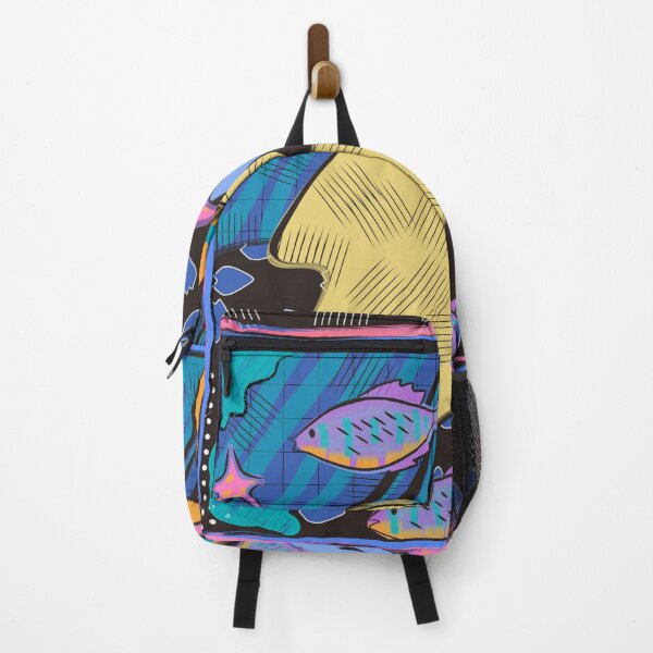 Item preview, 80s/90s Ken Done inspired ocean pattern designed and sold by aimskiis.