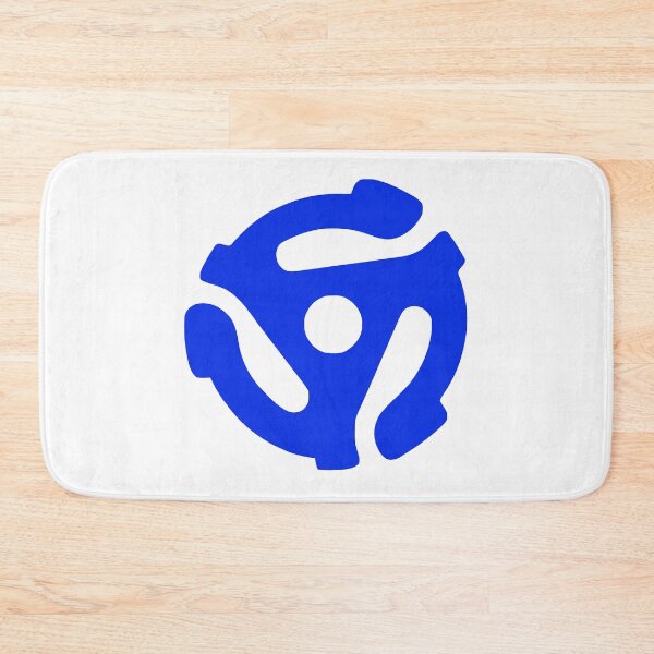 Item preview, 45 RPM Vinyl Record Adapter - Blue designed and sold by Angry Swan Designs.