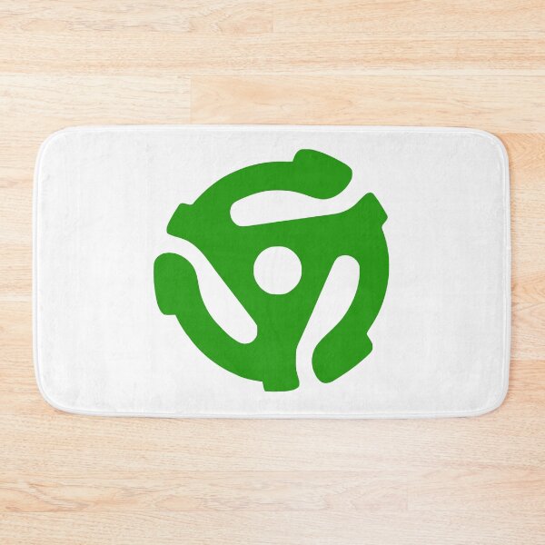 Item preview, 45 RPM Vinyl Record Adapter - Green designed and sold by Angry Swan Designs.