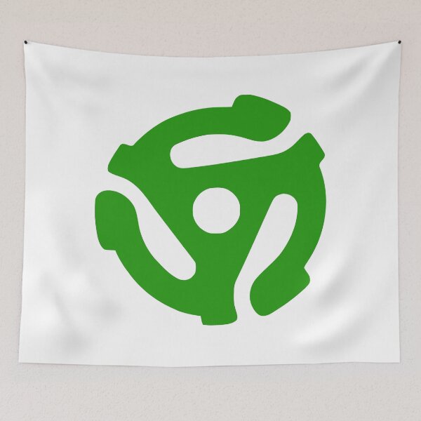 Item preview, 45 RPM Vinyl Record Adapter - Green designed and sold by Angry Swan Designs.