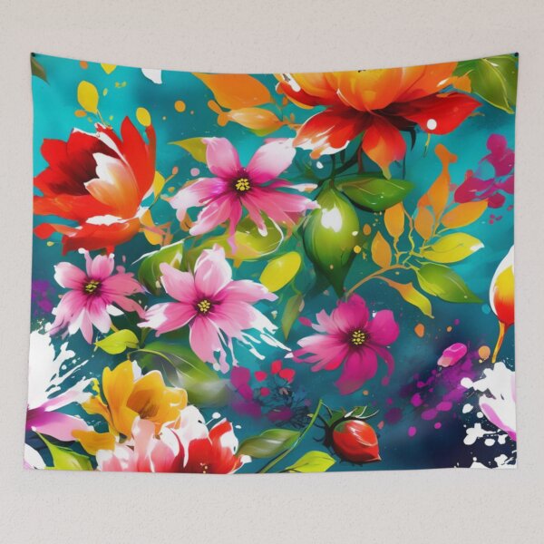 Item preview, "FLOWERS" SPLASH DESIGN designed and sold by asudesign.