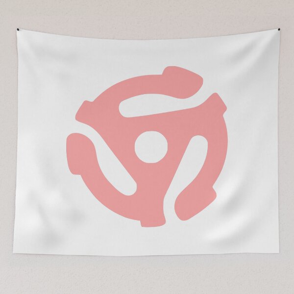 Item preview, 45 RPM Vinyl Record Adapter - Pink designed and sold by Angry Swan Designs.