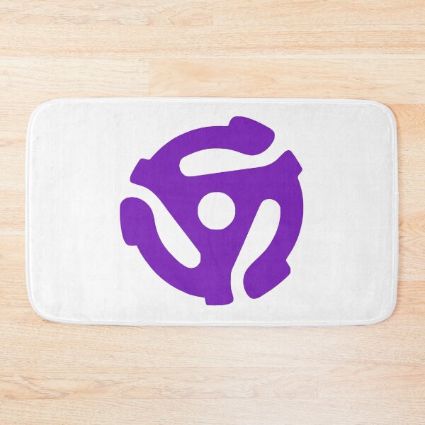 Item preview, 45 RPM Vinyl Record Adapter - Purple designed and sold by Angry Swan Designs.