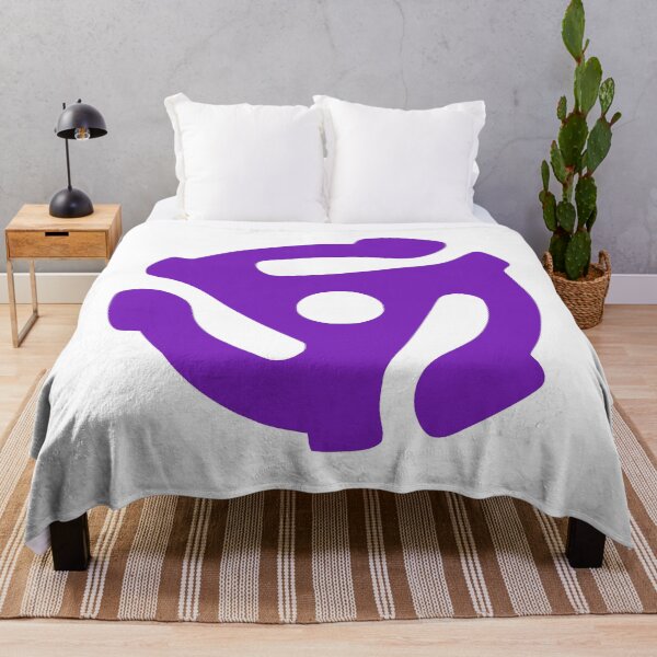 Item preview, 45 RPM Vinyl Record Adapter - Purple designed and sold by Angry Swan Designs.