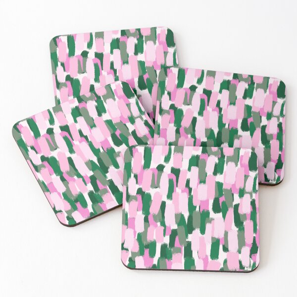 Item preview, Green and Pink Paint Brush Effect designed and sold by OneThreeSix.