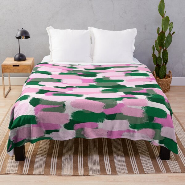Item preview, Green and Pink Paint Brush Effect designed and sold by OneThreeSix.