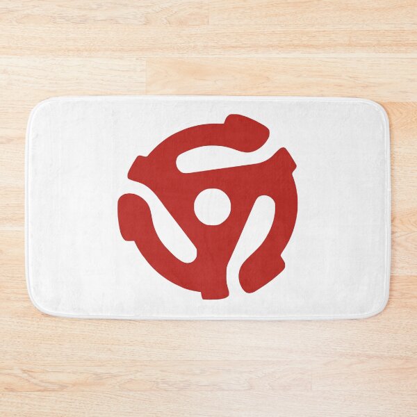 Item preview, 45 RPM Vinyl Record Adapter - Red designed and sold by Angry Swan Designs.