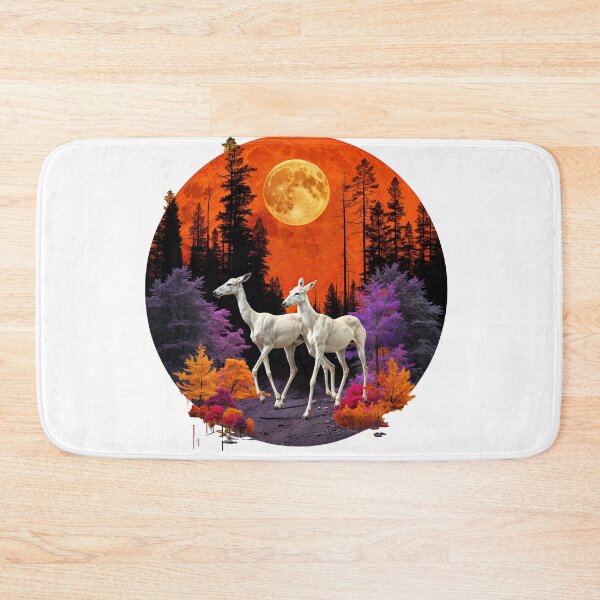 Item preview, Collage Wall Art T-shirt Design: TWO DEER designed and sold by ForeverPrintsOK.