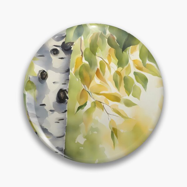 Item preview, Birch Tree Leaves in Sunlight designed and sold by CalmnessbyChoice.